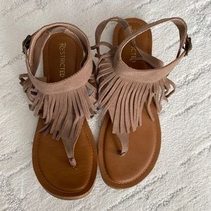 fringe sandals